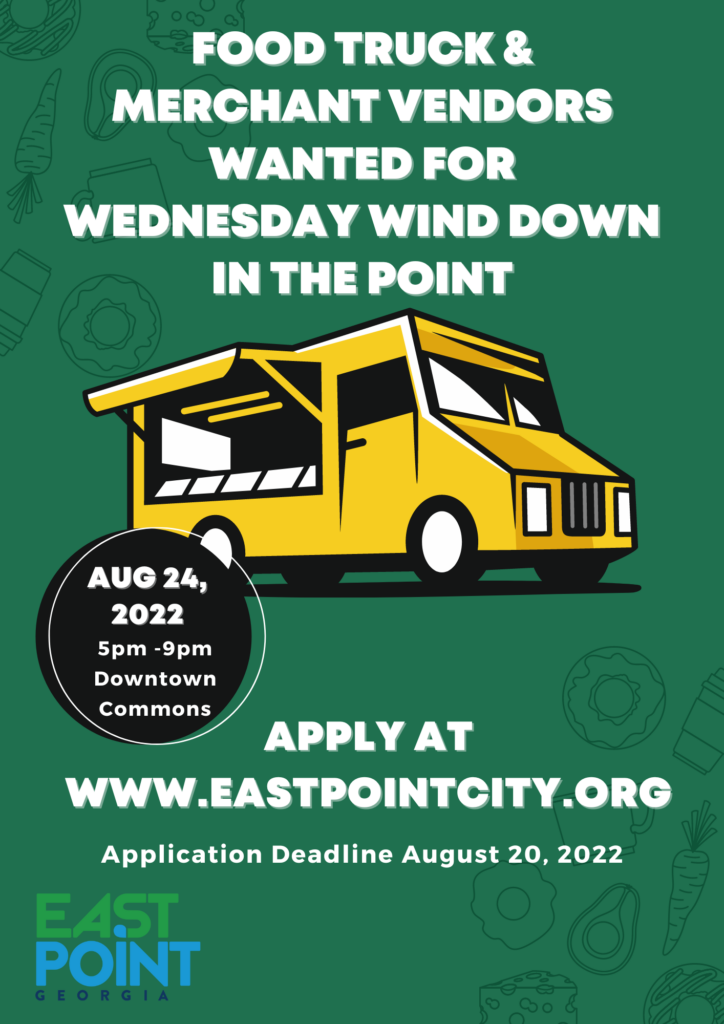 Food Truck & Merchant Vendors Wanted for Wednesday Wind Down in the Point