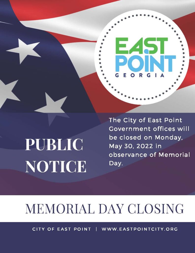 Government Offices Closed in Observance of Memorial Day