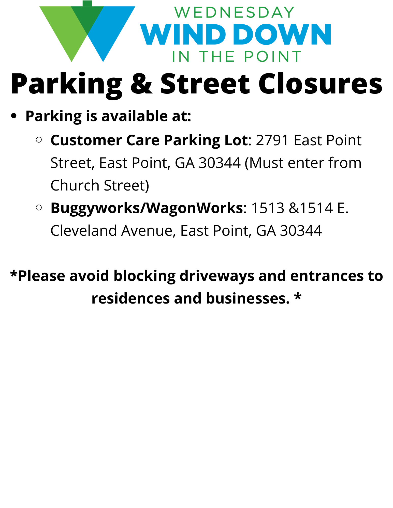 Parking and Street Closures